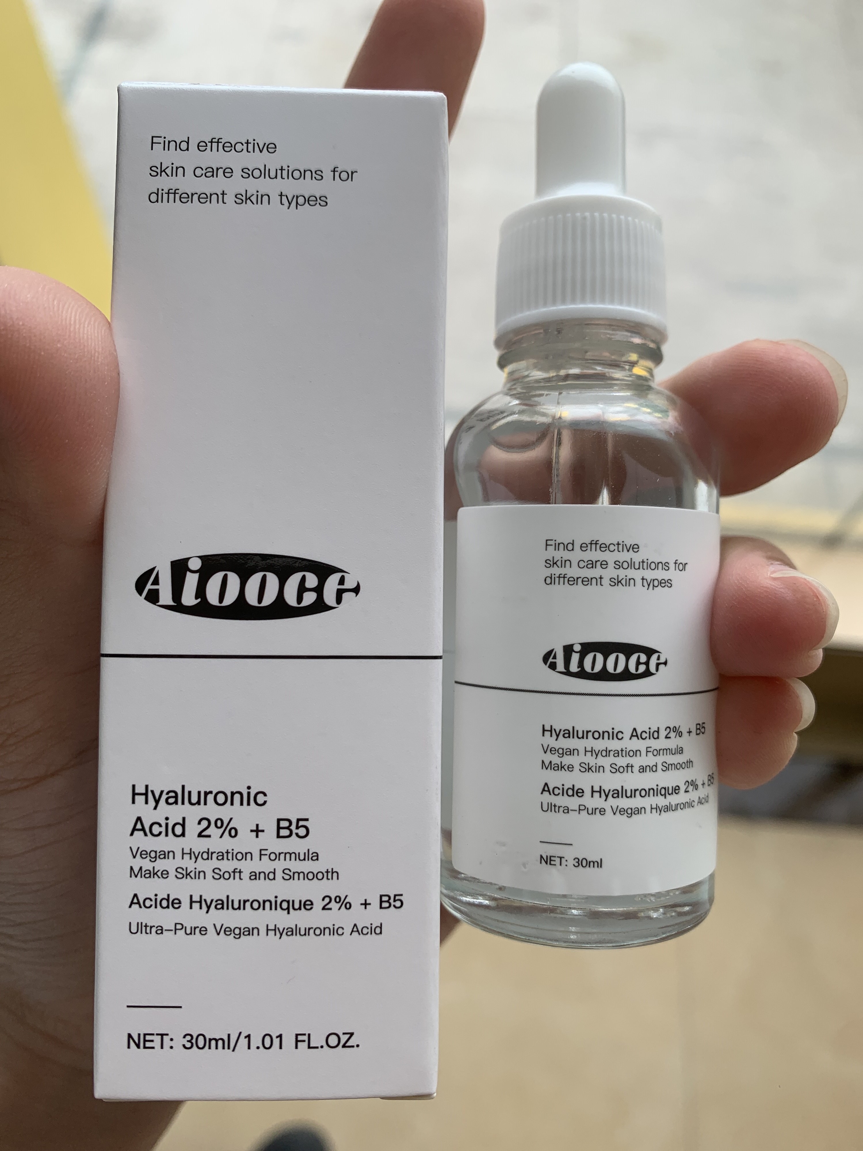 Hyaluronic Acid 2%+B5 Blackhead Remover Anti-wrinkle 30ml Serum Face Lip Eyebrow Skin Care Whitening Essence