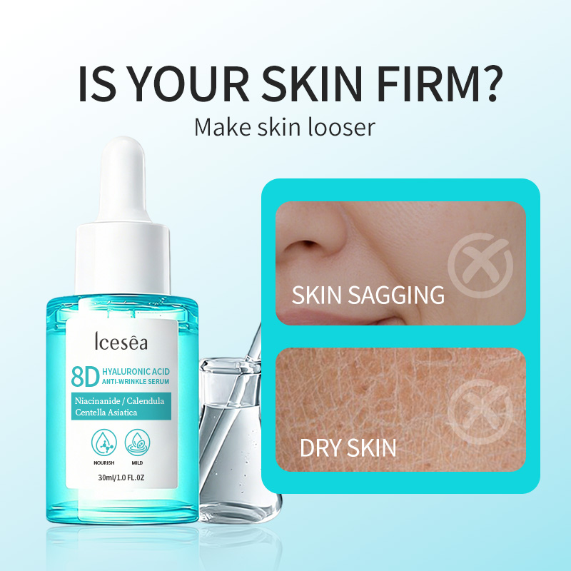 OEM Collagen Hyaluronic Acid Face Serum Firming Moisturizer Rejuvenating For Dry Mature Skin Elasticity Boost