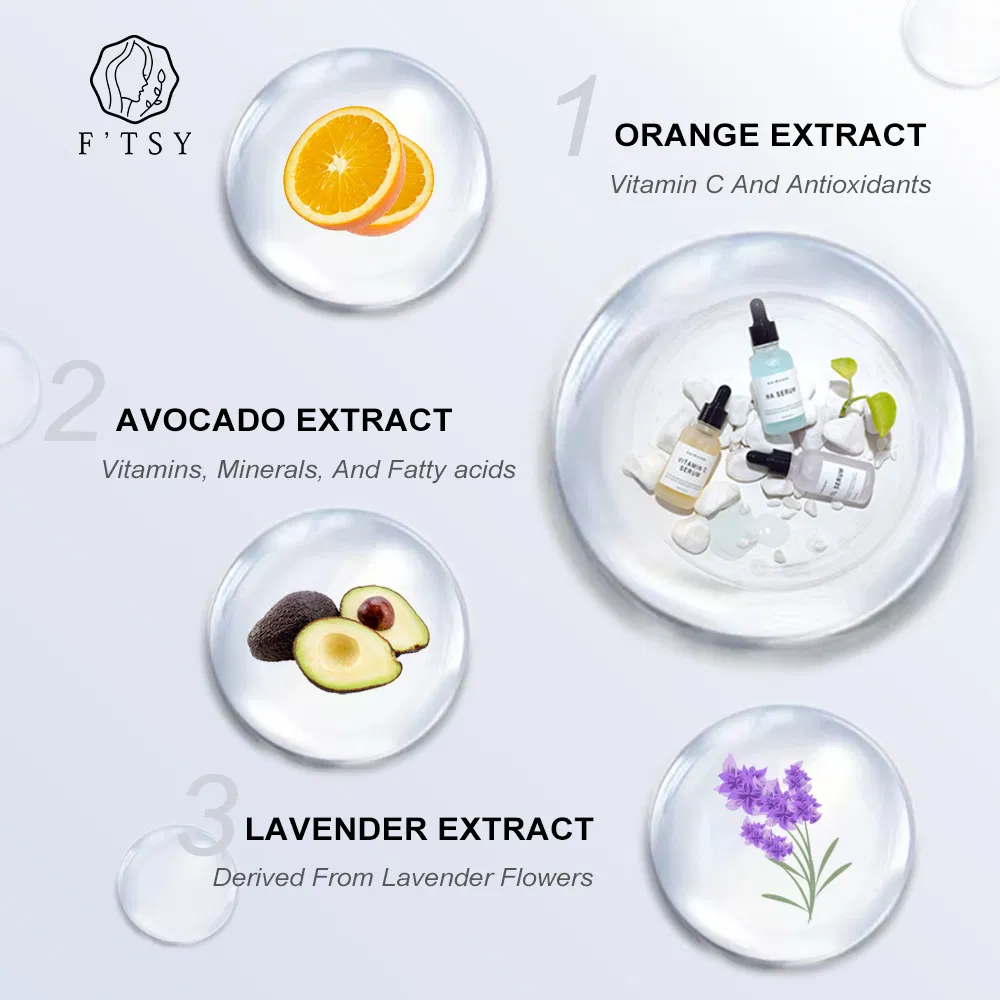 Hot Selling Whitening Vitamin C Serum Ha Hydrating Face Serum