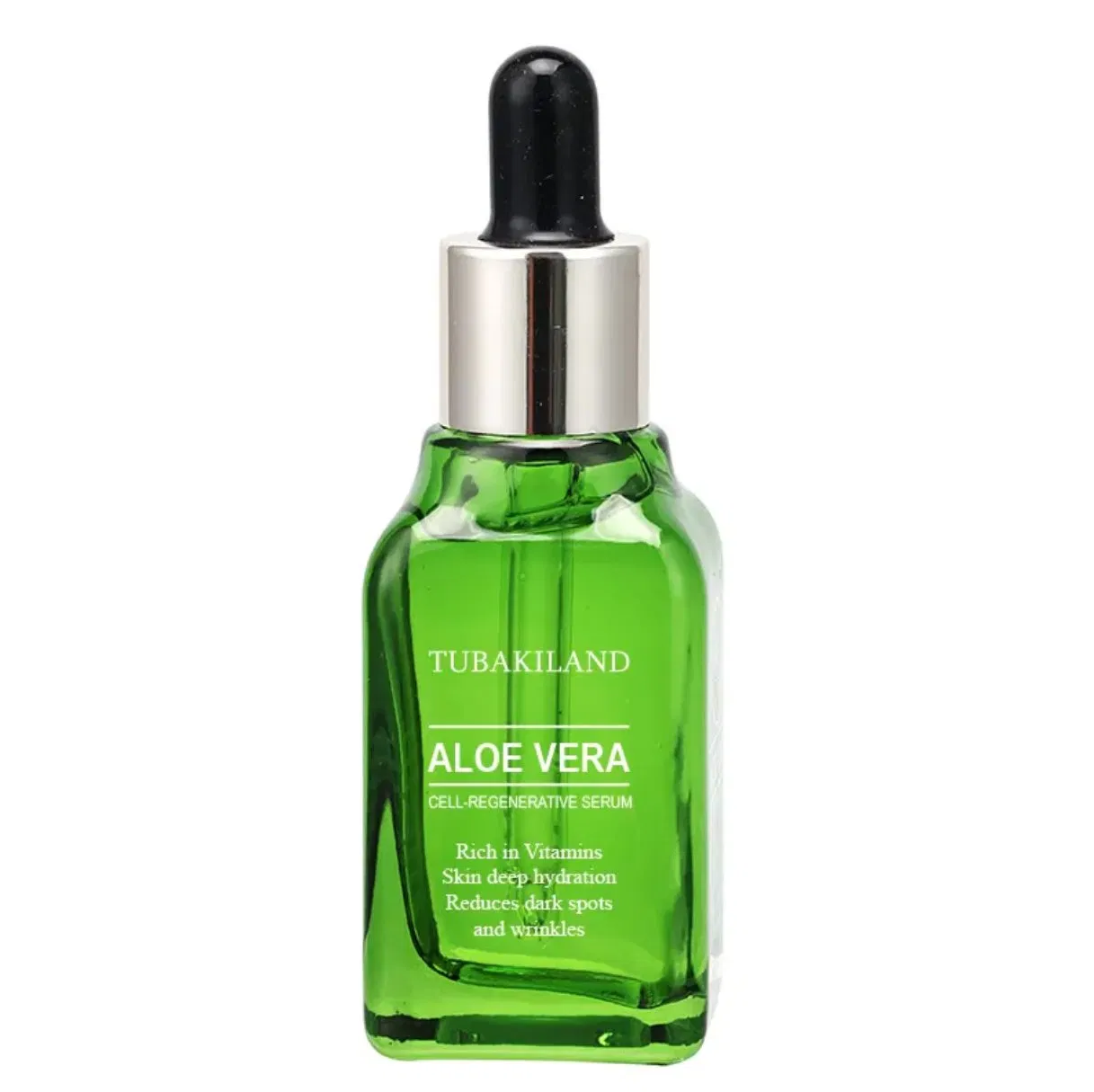 30ml Vera Hydrating Whitening Skin Repairing Brightening Glass Dropper Bottle Face Serum