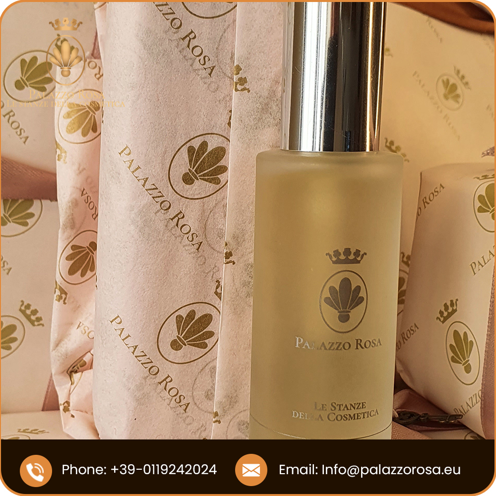 Palazzo Rosa Organic Italian Luxury Collagen Serum Cream Damask Rose 30ml Professional Anti-Aging Firming Moisturizer Body