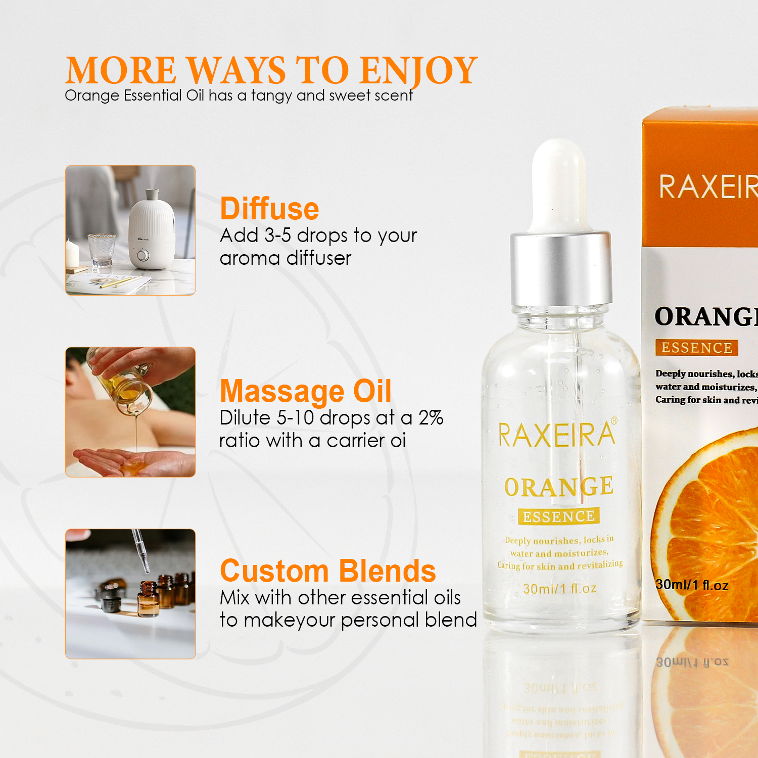 Hot Sale Anti Aging Face Skin Care Vitamin C Serum Retinol and Hyaluronic Acid Face Serum Liquid in Stock Female