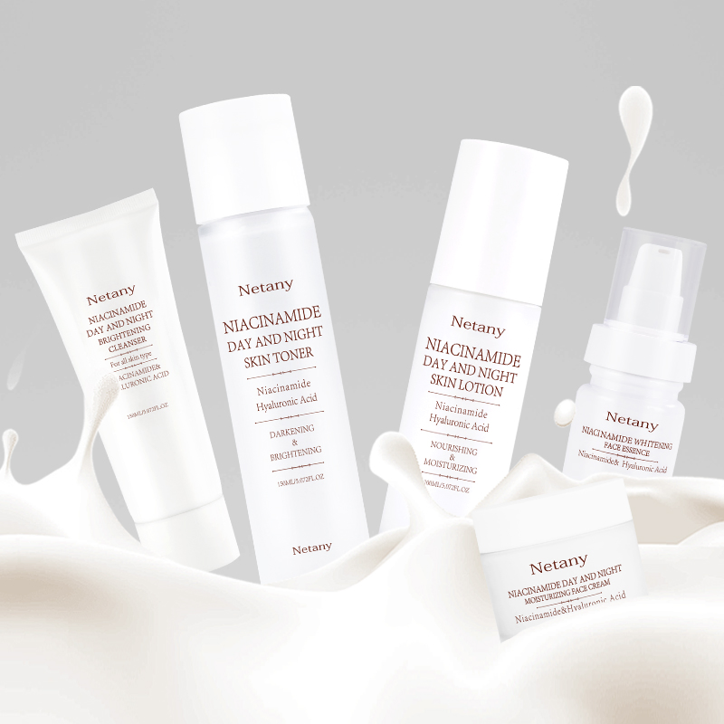 Cosmetics Niacinamide Brightening Skin Care Set Reduce Dullness and Achieve Radiant Skin Serum for a Whiter Complexion