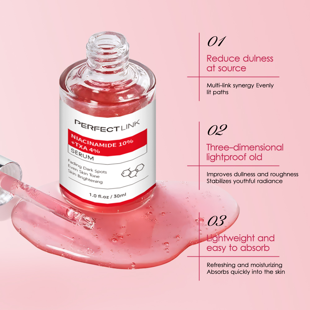 Triple Action Brightening Serum 10% Niacinamide 4% Tranexamic Acid Arbutin Dark Spot Whitening Niacinamide Face Serum