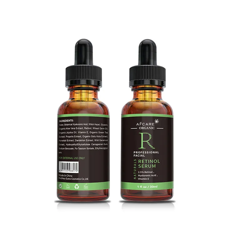 Private Label Anti-Wrinkle Firming Skin Moisturiozing Face Care Retinol Serum
