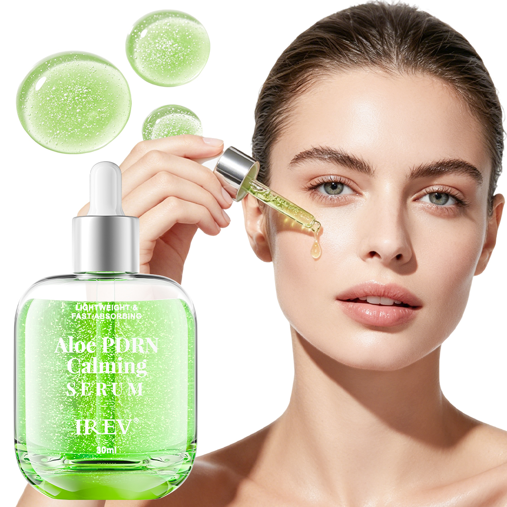 IREV Aloe Vera &amp; Pdrn Calming Serum for Nose &amp; Face-Whitening Nourishing Firming Moisturizer with Redness Relief &amp; Brightening