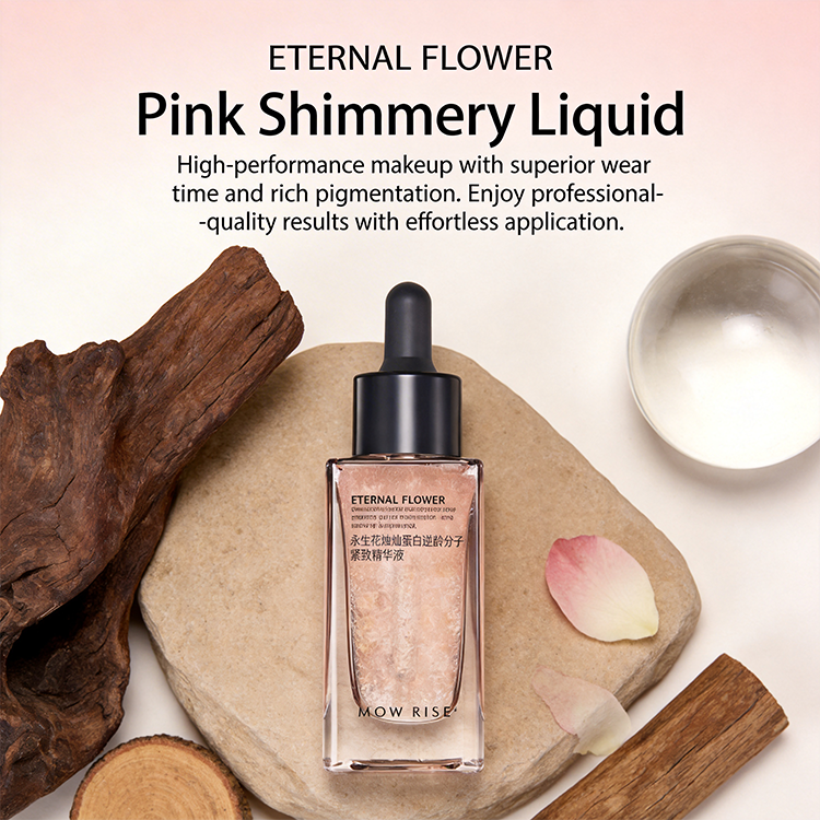 Vegan Pearl &amp; Mineral Hyaluronic Acid Serum Oil Deep Hydration Brightening &amp; Firming for Wrinkle Reduction and Anti-Aging