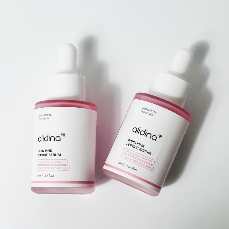 J OEM ODM Pdrn Pink Peptide Serum Pink Glow Serum Peptide Niacinamide Hydrating Moisturizing Firming Even Skin Tone Serum