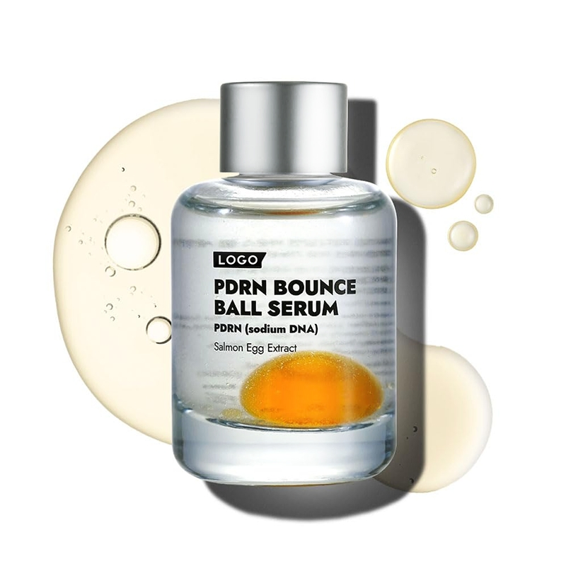 Private Label Salmon DNA Sensitive Skin Safe Zero Irritation Firms Skin Energizes Complexion Anti Aging Pdrn Bounce Ball Serum