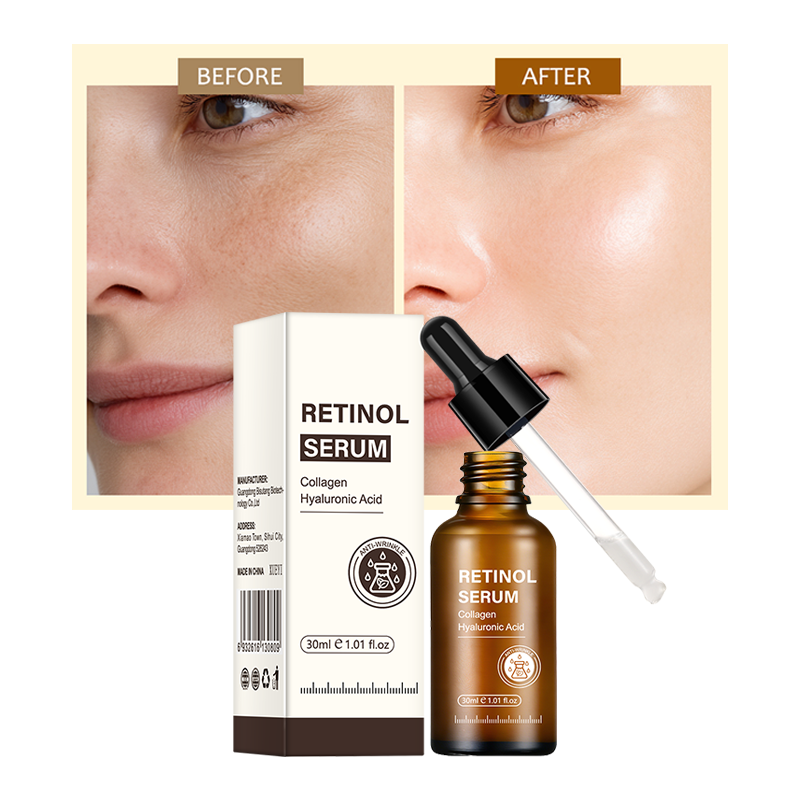 Wholesale Skin Brightening Retinol Collagen Facial Serum Anti-wrinkle Treatment Firming Retinol Serum Private Label
