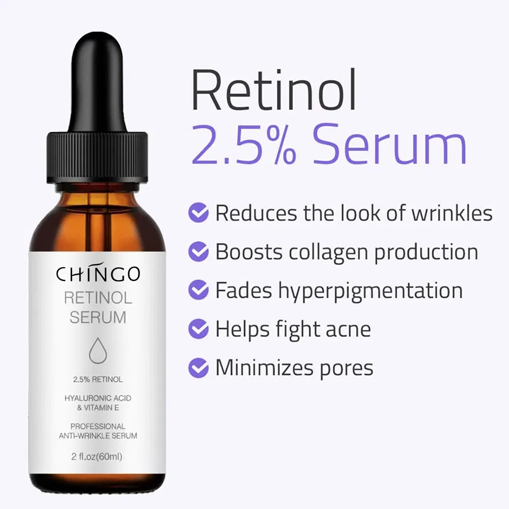 Moisturizing Essence Skin Care Repair Serum Retinol Anti-Aging Brightening Facial Serum