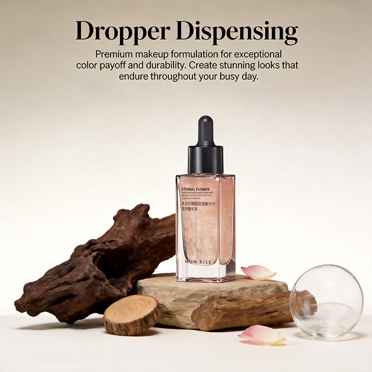 Vegan Pearl &amp; Mineral Hyaluronic Acid Serum Oil Deep Hydration Brightening &amp; Firming for Wrinkle Reduction and Anti-Aging