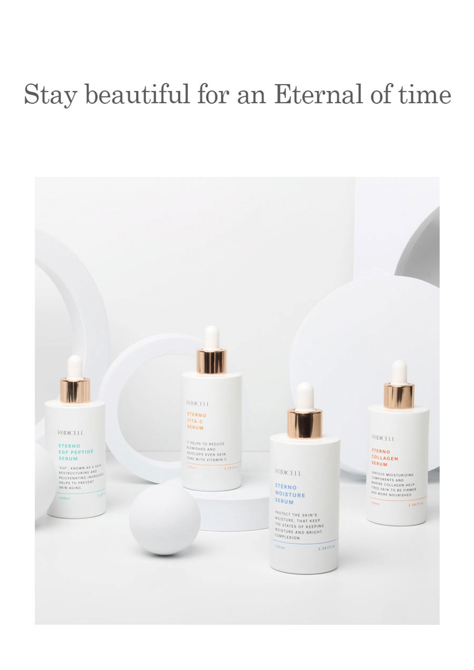 Facial Serum Eterno Ordinary serum Korean cosmetics Vita 100ml Brightening Firming Treatment Beauty