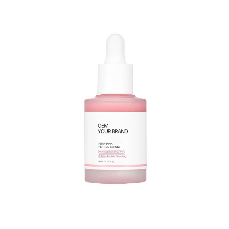 PDRN Serum 1% Sodium DNA Repair &amp; Hydrating Anti-Aging Peptide Essence Sodium DNA Serum pink Peptide Essence Peptide Complex