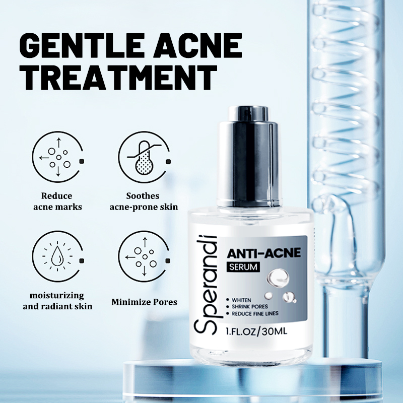 Oem Natural Herbal Facial Black Head Dark Spot Remover Pore Shrinking Skin Care Azelaic Acid Anti Acne Face Serum