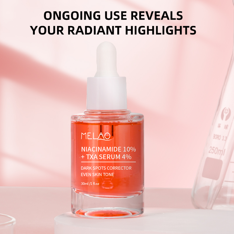 Korean Glass Skin Fragrance-Free Face Serum Strong Dark Spot 10% Niacinamide+ 4% Tranexamic Acid Serum For Sensitive Skin
