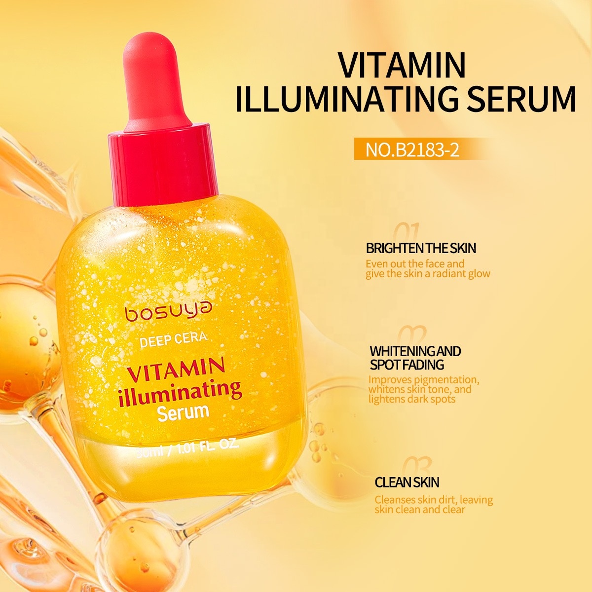 Brightening &amp; Whitening Vitamin Illuminating Skincare Serum