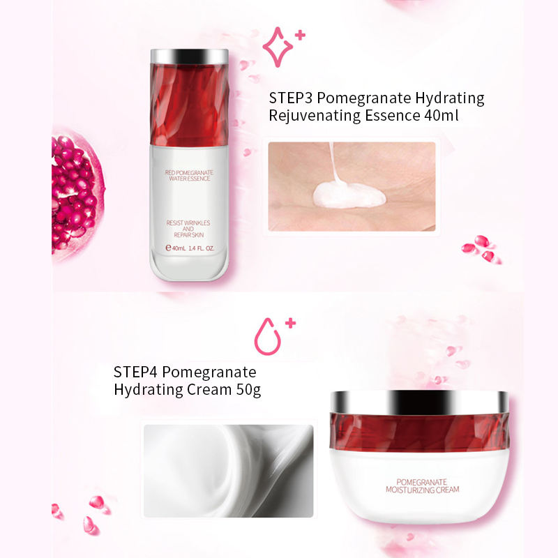 Vitamin C Brightening Facial Serum Anti-Aging Skin Care Set with Hydrating Revitalizing OEM/ODM Skincare