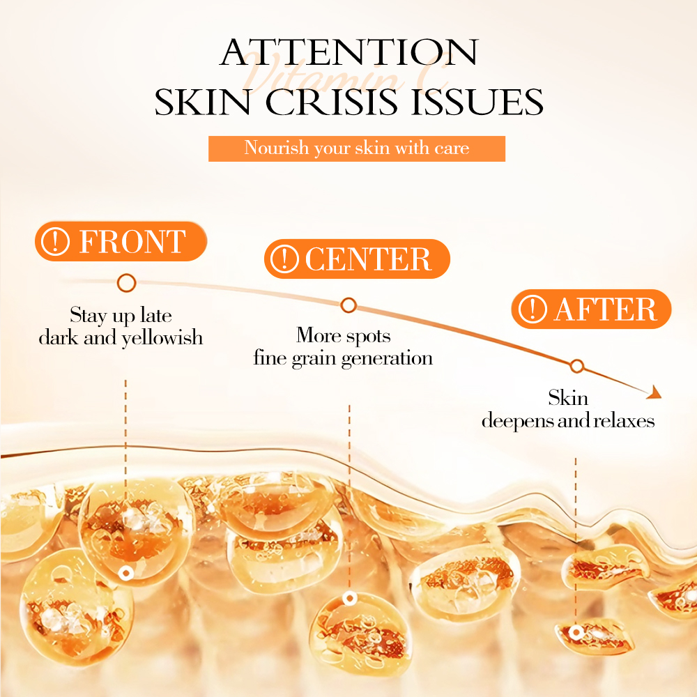 Wholesale Dark Spot Fading Brightening Vitamin C Serum With Hyaluronic Acid For Face &amp; Body