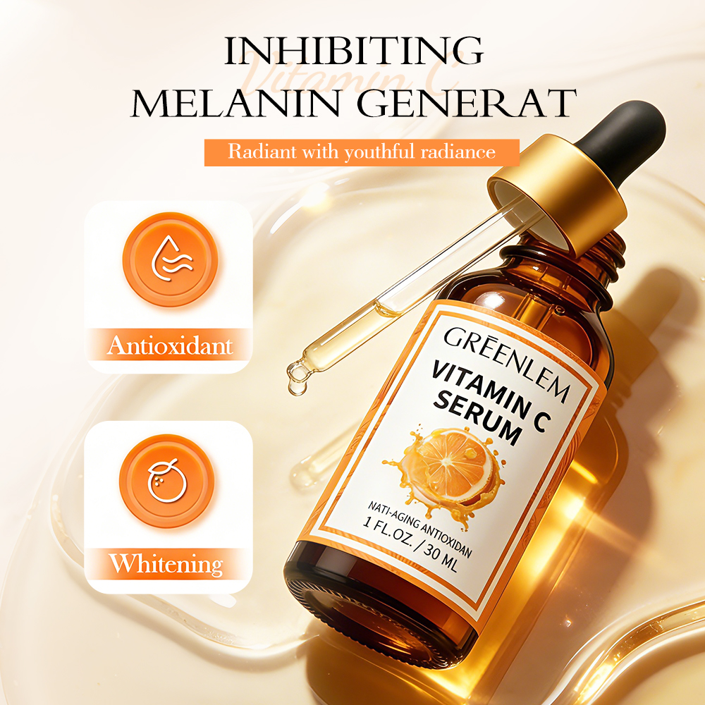 Wholesale Dark Spot Fading Brightening Vitamin C Serum With Hyaluronic Acid For Face &amp; Body