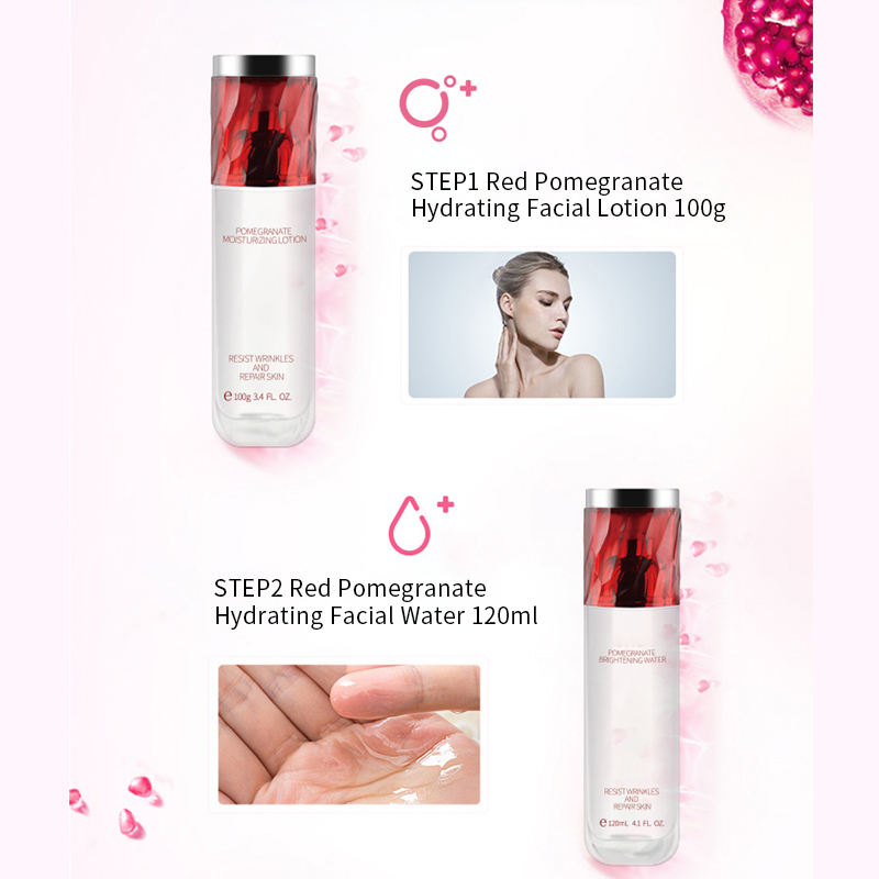 Vitamin C Brightening Facial Serum Anti-Aging Skin Care Set with Hydrating Revitalizing OEM/ODM Skincare