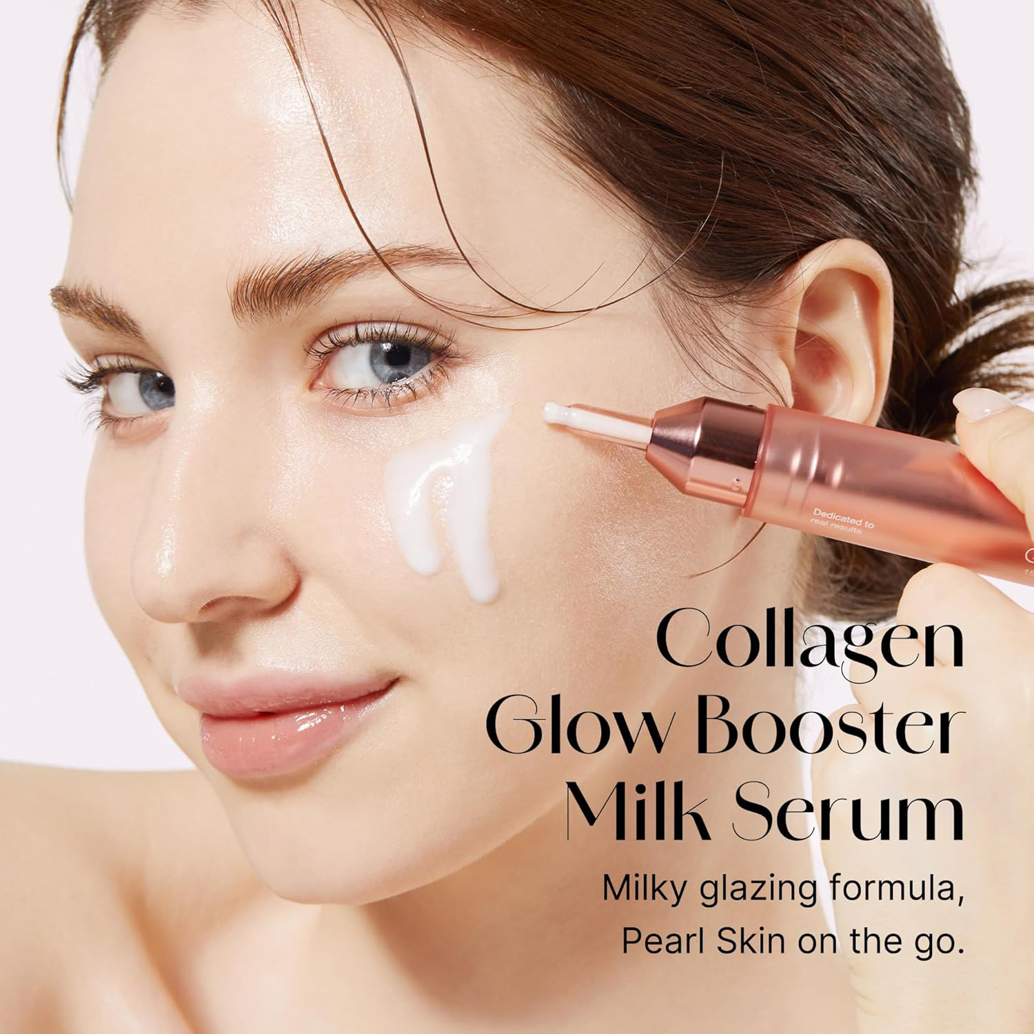 Collagen Glow Booster Milk Serum Hyaluronic Acid Twist Click Radiance Hydration Niacinamide Protein Illuminates Firms Skin for