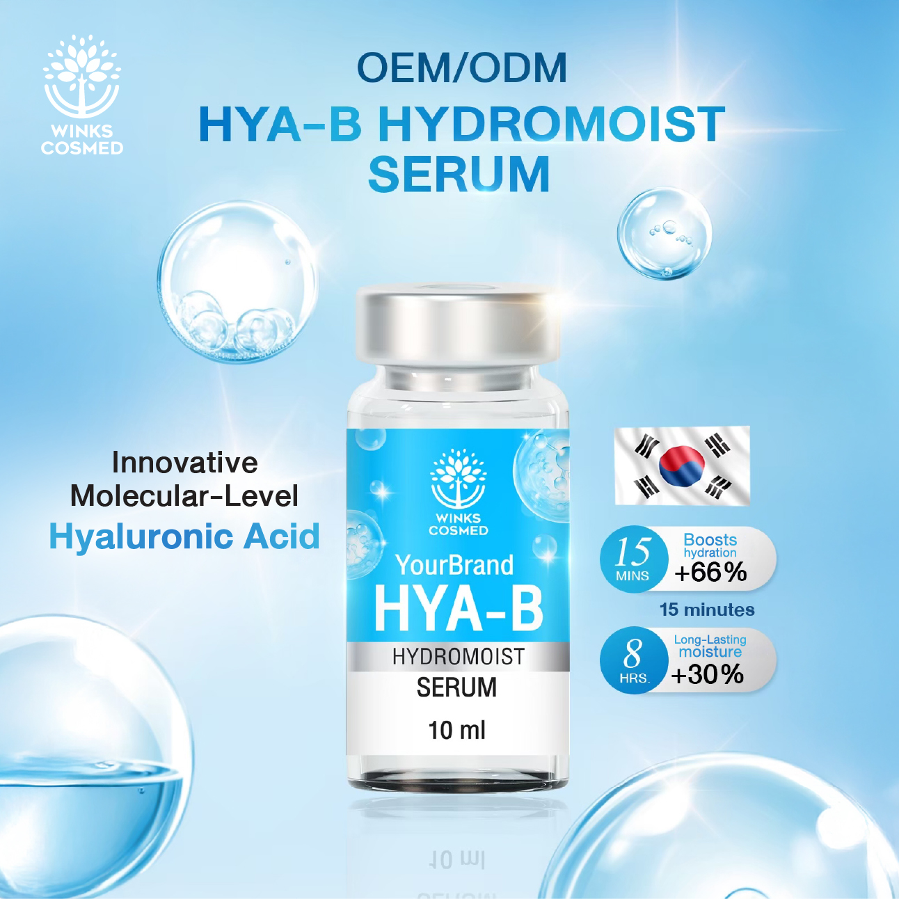 Private Label Collagen Serum Liquid for Long-Term Hydration and Whitening Skin