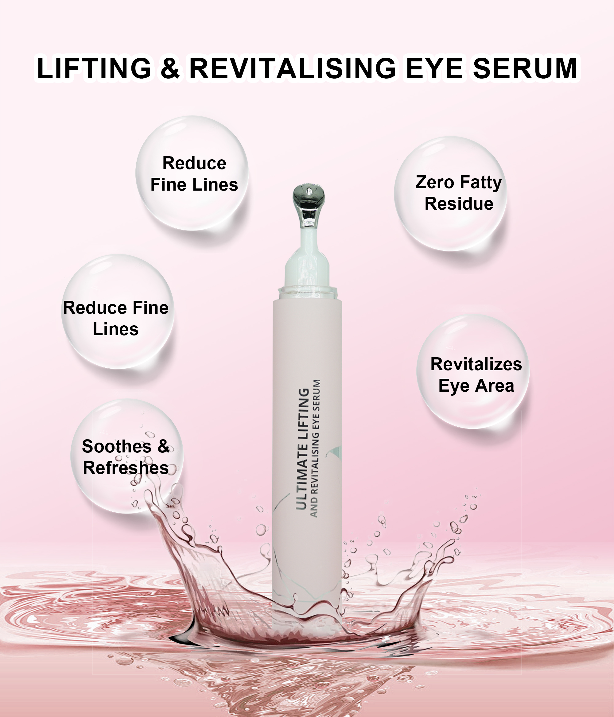 Ultimate Lifting And Revitalising Eye Serum Features