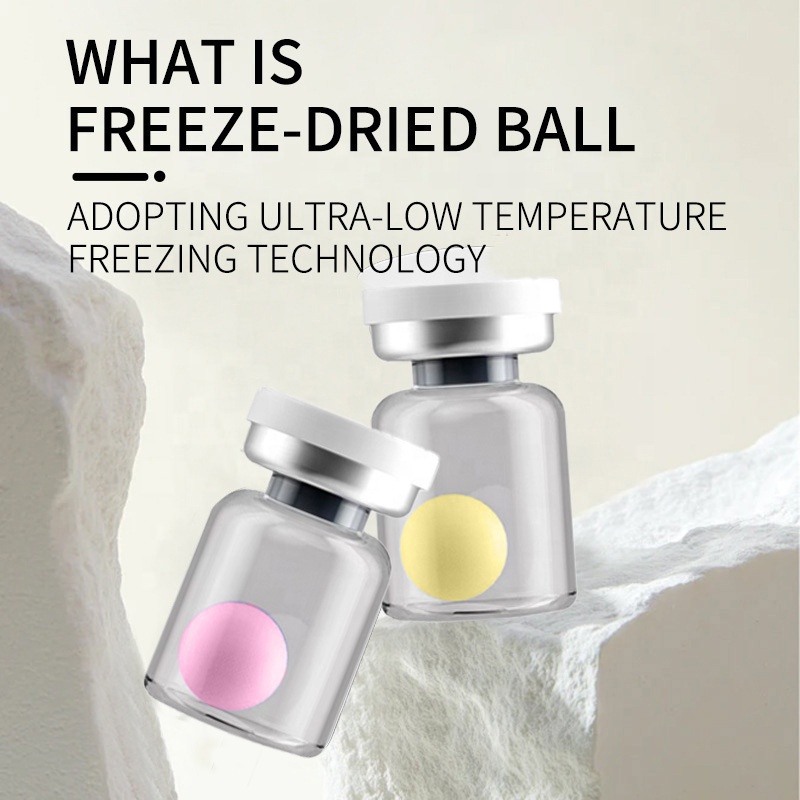 Freeze Dried Collagen Ball Moisturizing Tightening Anti Oxidation Beauty Serum Balls