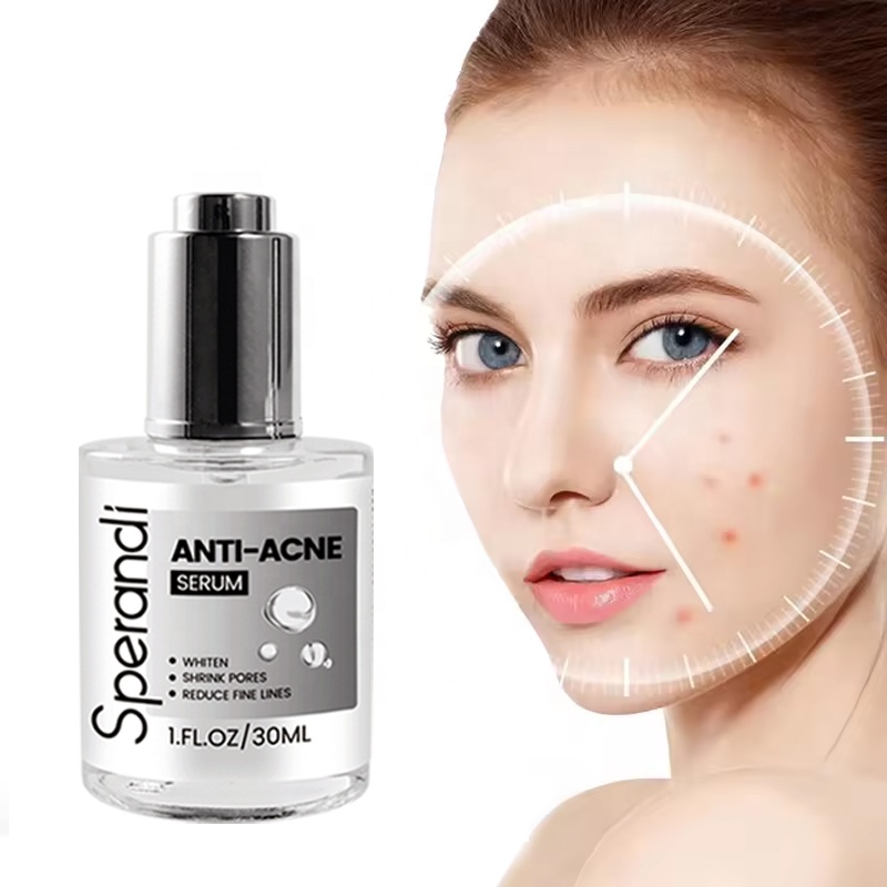 Oem Natural Herbal Facial Black Head Dark Spot Remover Pore Shrinking Skin Care Azelaic Acid Anti Acne Face Serum