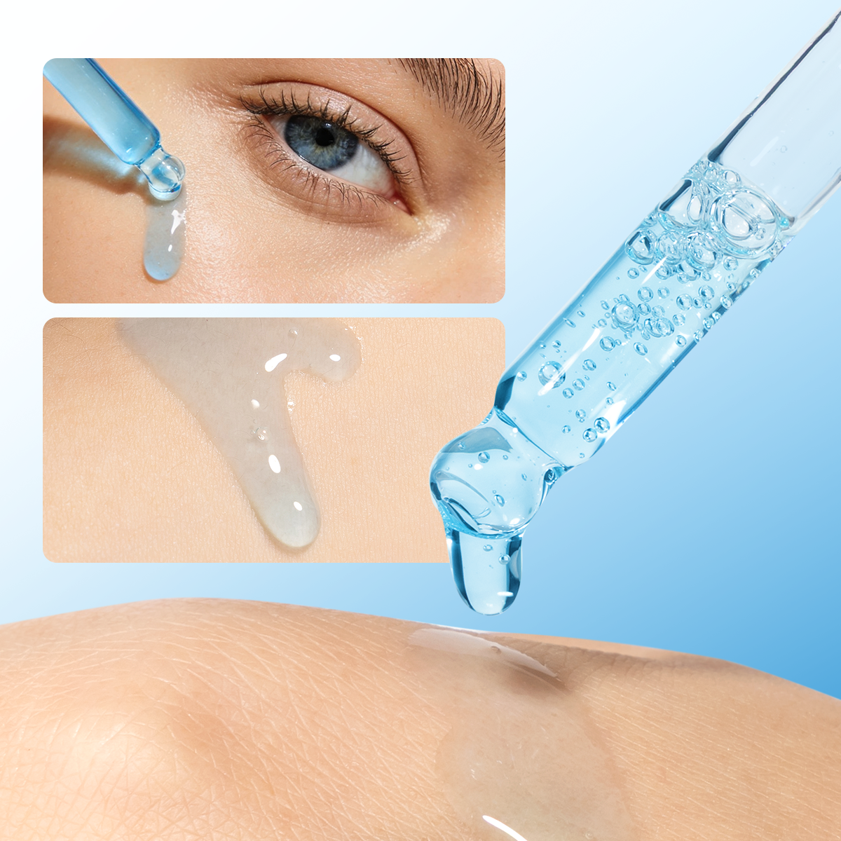 Peptides Wrinkle Care Face Serum Elastic Skin Support Lightweight Daily Routine Skin Care Products Ghk Cu Copper Peptide Serum