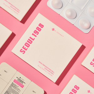Seoul 1988 K-Beauty Boosting Ball - Collagen 100% Korean Skincare Hydrating Anti-Aging &amp; Elasticity Enhancer 1box=80ea