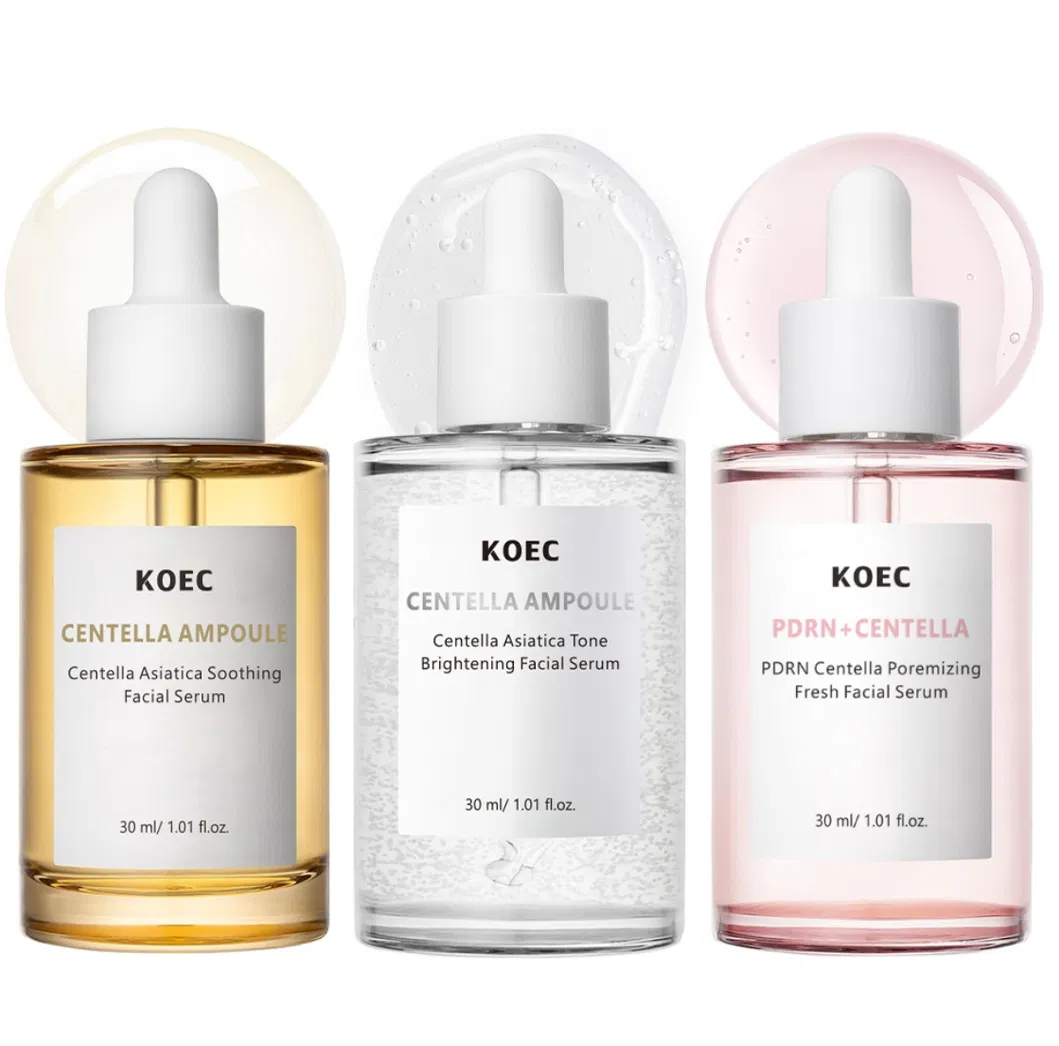 Calming Serum Green Tea Serum Moisturizing Sensitive UV Irritated Skin Daily Korean Skin Care Centella Asiatica Tone Brightening Anti-Aging Facial Serum