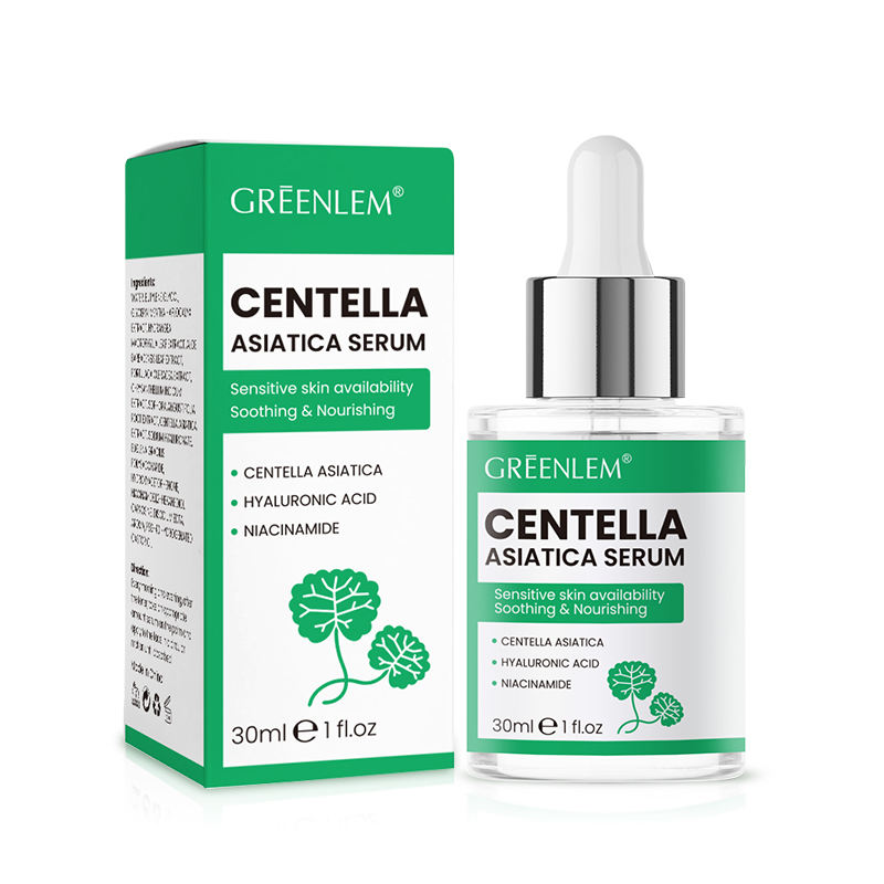 OEM/ODM Customized Guangdong Herbal Vitamin C Centella Asiica Serum with Sodium Hyaluronate for Soothing Repair