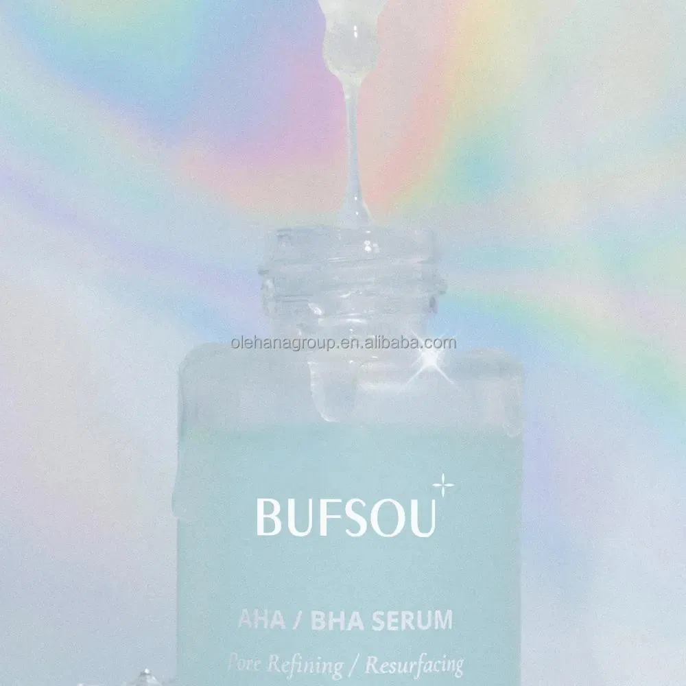 Wholesale OEM Whitening Naturally Repair Exfoliating Moisturizing Organic Facial Niacinamide Hyaluronic Acid Aha Face Serum