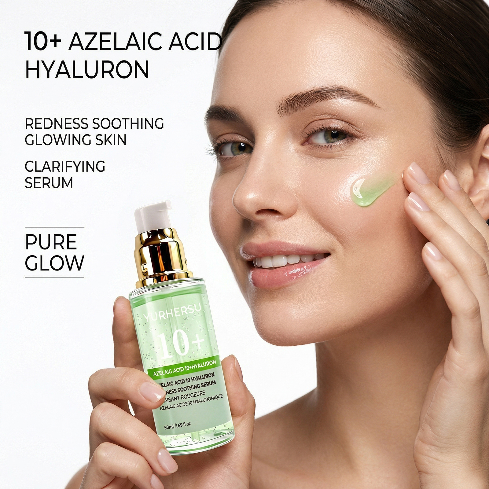 Wholesale Hyaluronic Acid Soothing Serum Redness Relief Essence Hydrating Facial Ampoules Skin Barrier Repair Moisturizing Serum