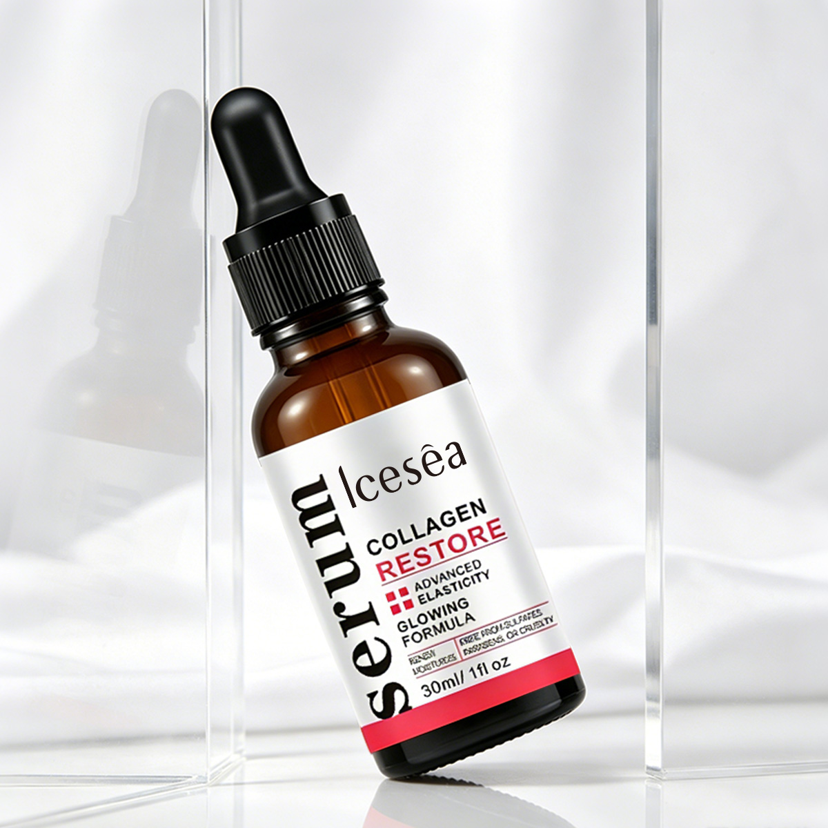 Icesea Collagen Restore Serum, Anti-Wrinkle Hydrating Serum With Glycerin For Smooth Glowing Skin