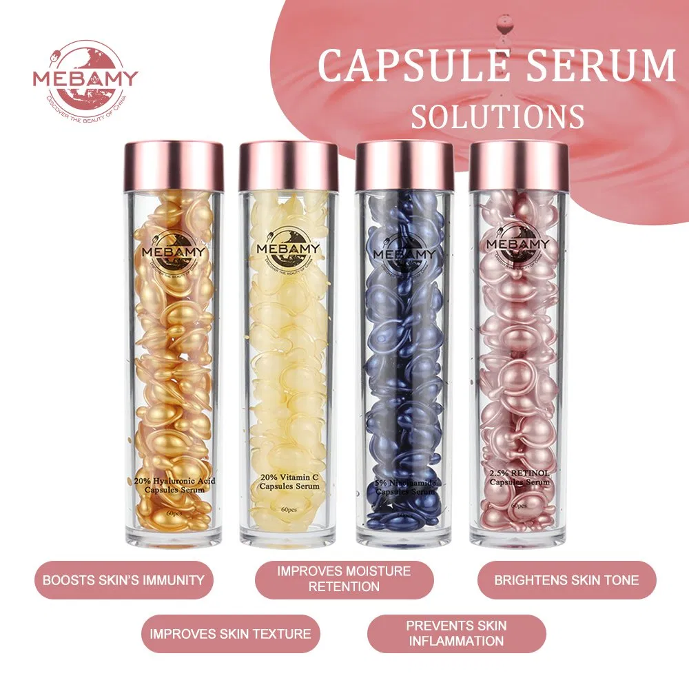 Hyaluronic Acid Vitamin C Nicotinamide Retinol Serum 4PCS Capsule Serum Set