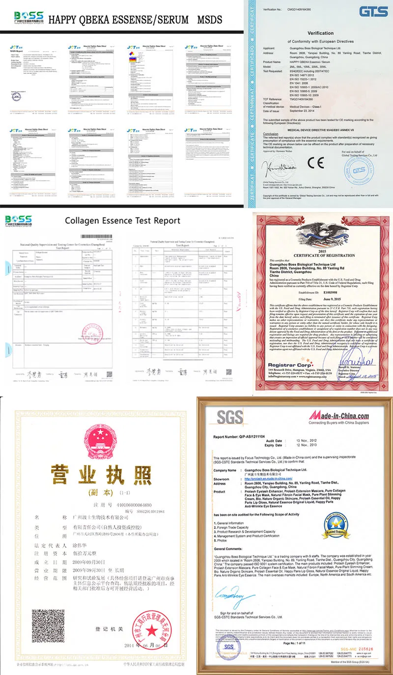 Collagen Serum Quality Certifications and Benefits