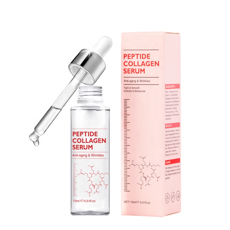 Wholesale Private Label Facial Serum Deeply Nourish Improve Facial Skin Anti Aging Peptide Collagen Facial Serum