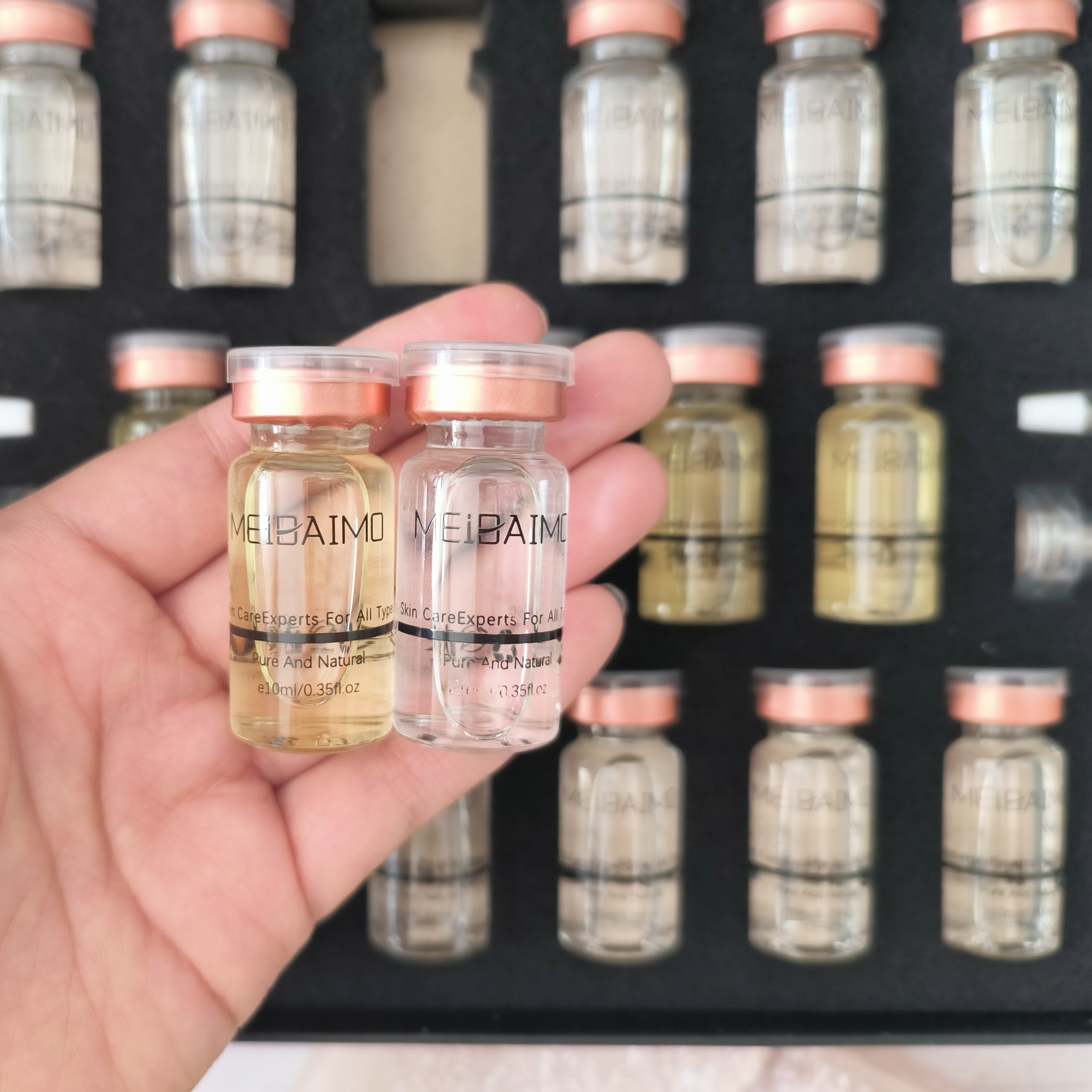 Professional Private Label Professional Hyaluronic Acid Serum De Aging Acne Stem Cell Ampoule Serum