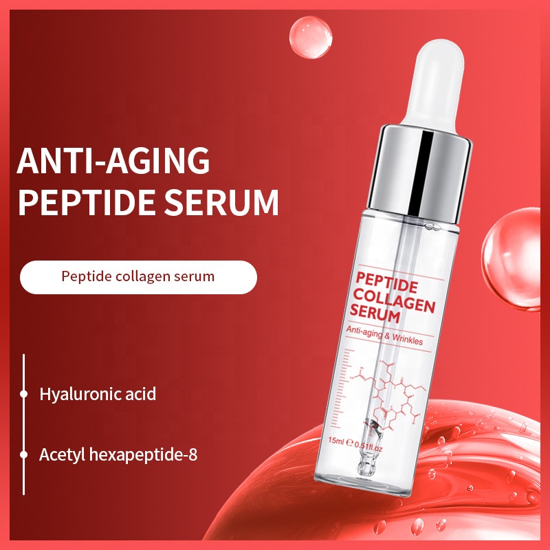 Wholesale Private Label Facial Serum Deeply Nourish Improve Facial Skin Anti Aging Peptide Collagen Facial Serum