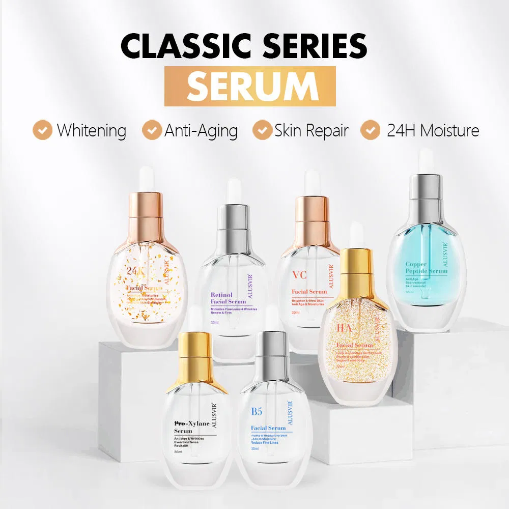 Vitamin C Retinol Hyaluronic Acid Vitamin B5 Anti-Aging Face Serum Skin Repair