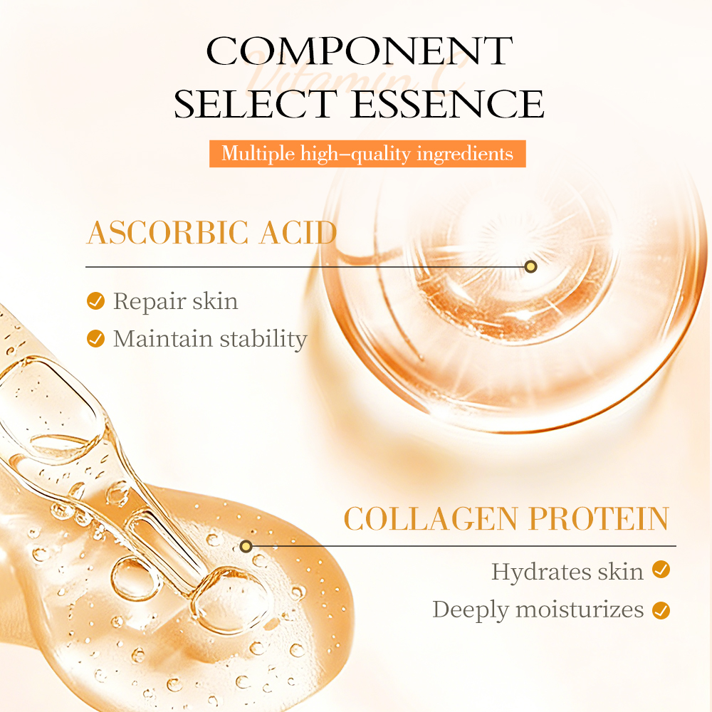 Wholesale Dark Spot Fading Brightening Vitamin C Serum With Hyaluronic Acid For Face &amp; Body