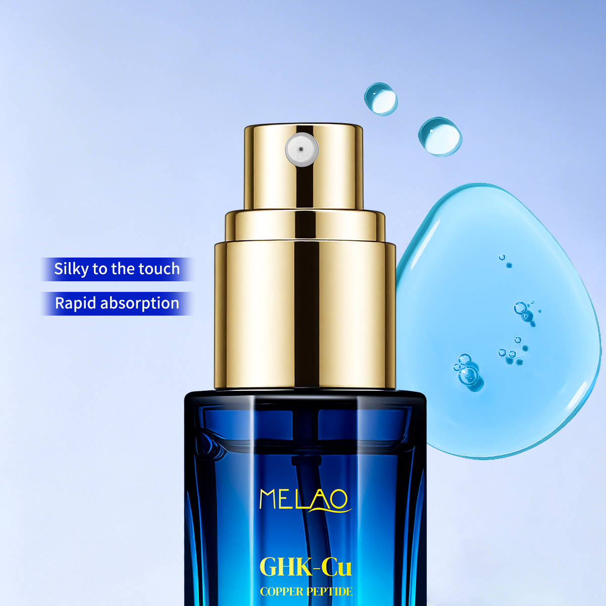 New Arrivals Brightening Skin Renewal Ghk Copper Peptide Serum Barrier Repair Firming Elasticity Pore Refining Niacinamide Serum