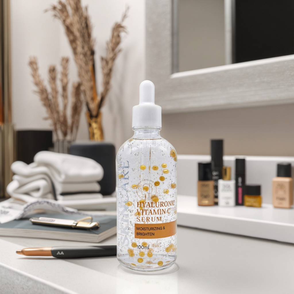OEM 100ML Hyaluronic Vitamin C Serum for All Skin Types Face Serum That Nourish Brighten &amp; Smooth Skin Care