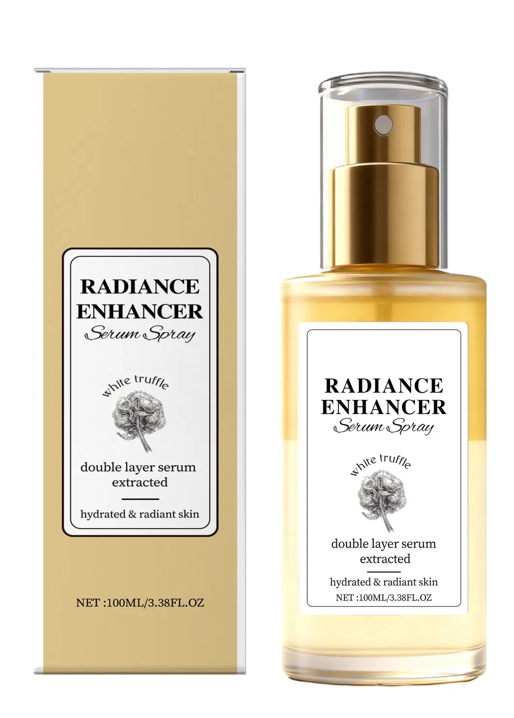 Private Label Organic Face Serum Hydrating Hyaluronic Acid Facial Serum for Exfoliating Brightening Skin Care