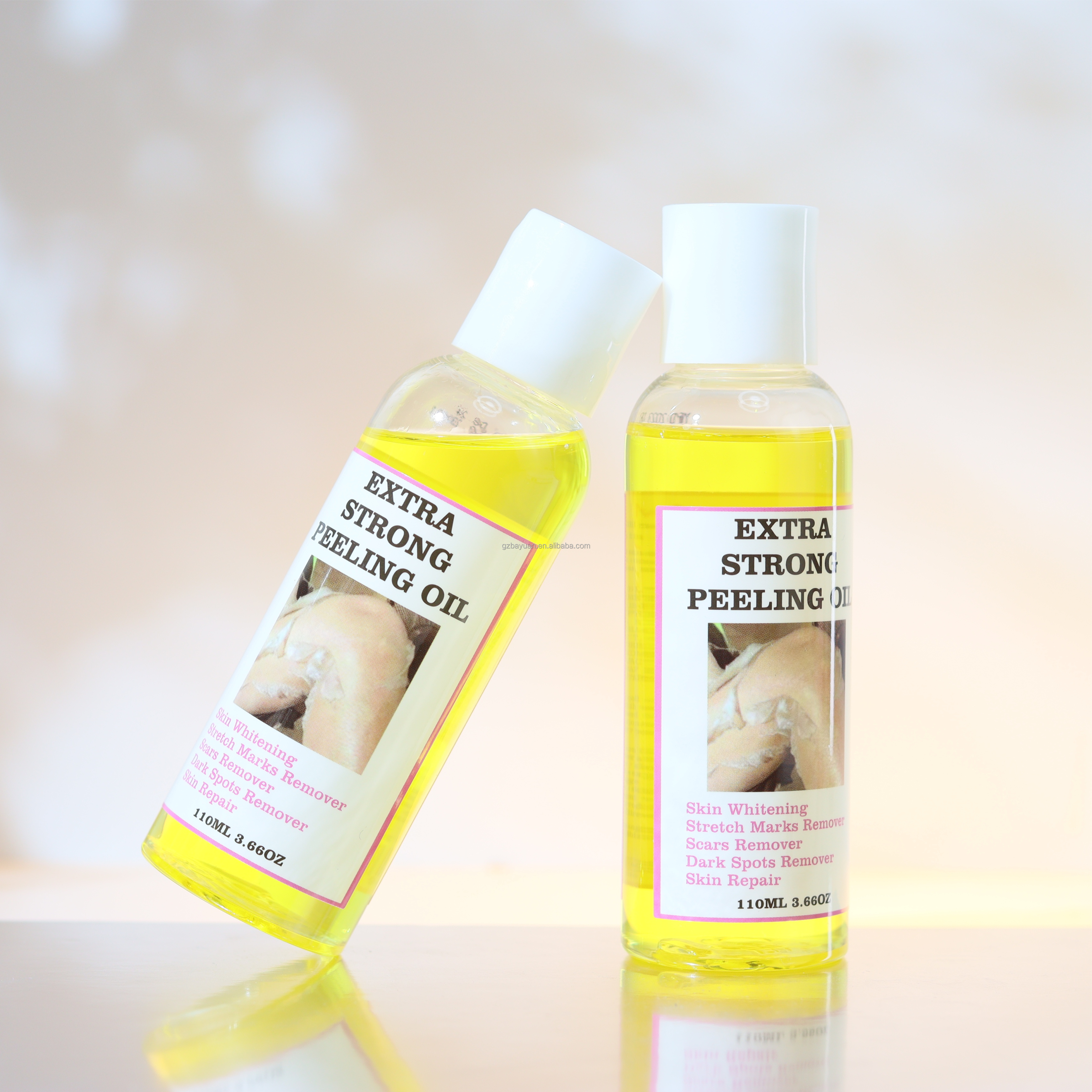 Extra Strong Peeling Oil Whitening Serum for Face Marks Scars Dark Spots Repair with Vitamin C &amp; Hyaluronic Acid 110ml