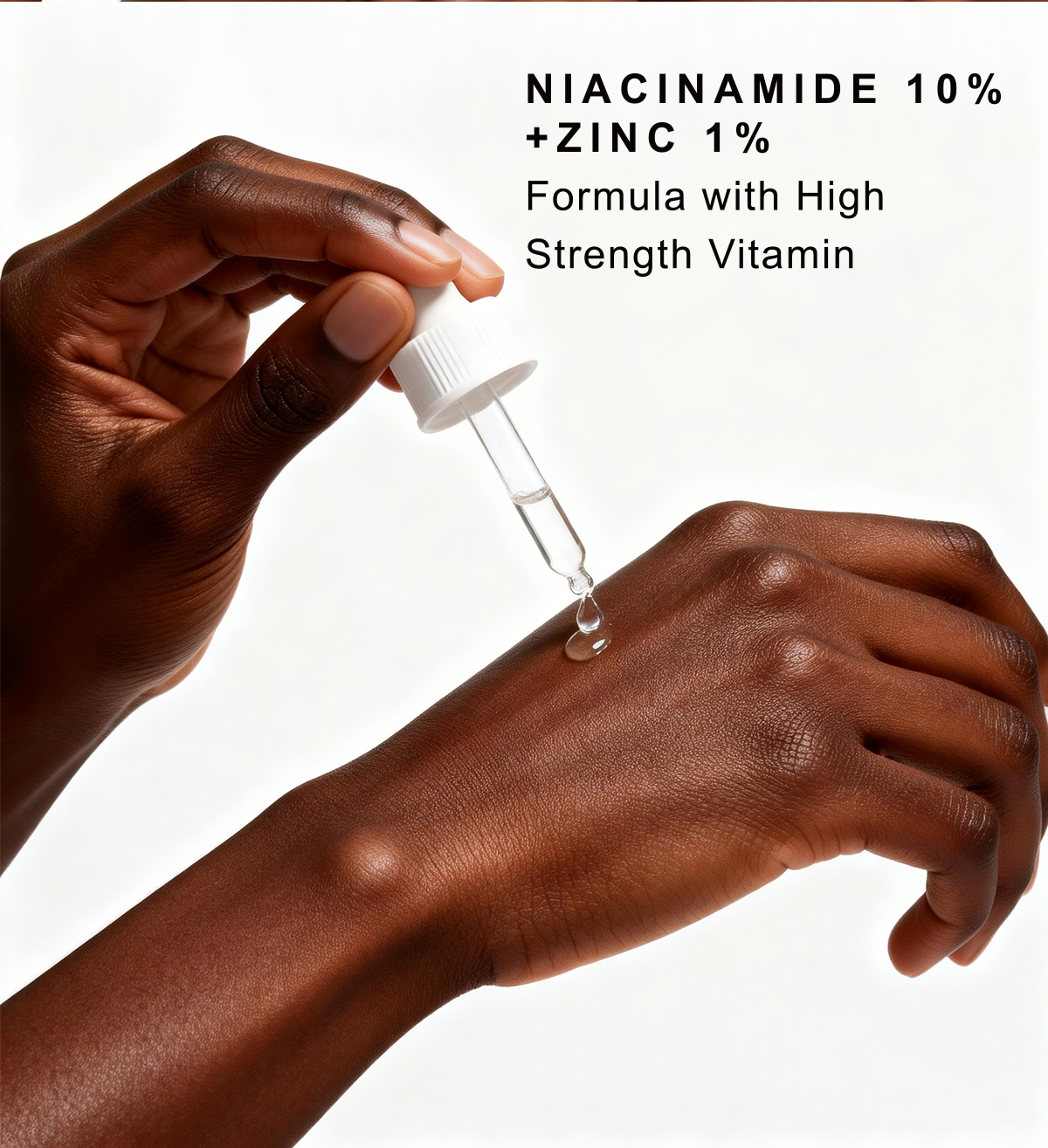 10% Niacinamide 1% Zinc PCA Serum High Concentration Vitamin B3 Facial Essence for Effective Fade Pore Minimizer Refining