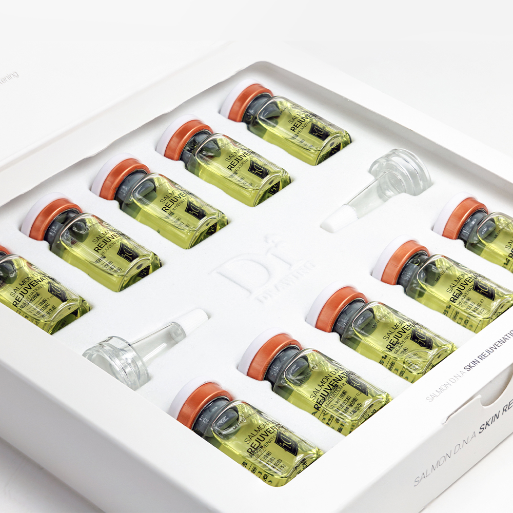 PDRN Brightening Facial Serum Skin Repair Moisturizing Anti-Aging Ampoule for Glowing Skin OEM private label korean